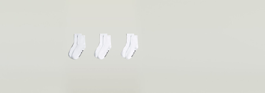 3er-pack knöchelsocken