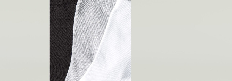 3er-pack knöchelsocken