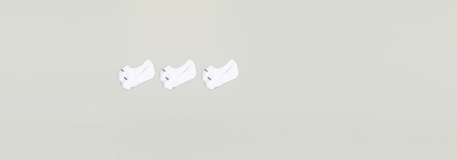 unsichtbare socken 3er-pack