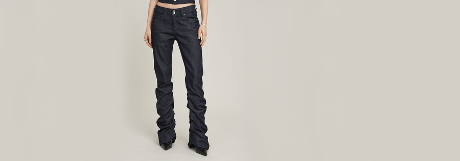g-staq low bootcut jeans
