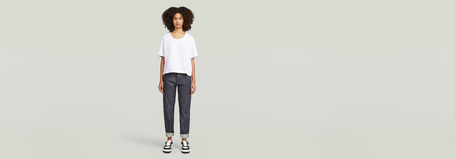 kate boyfriend selvedge jeans