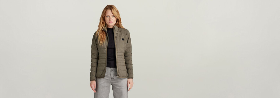 packbare leichte steppjacke