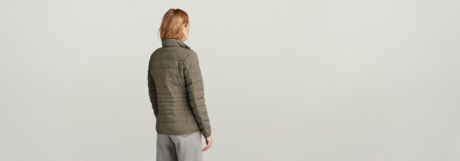 packbare leichte steppjacke