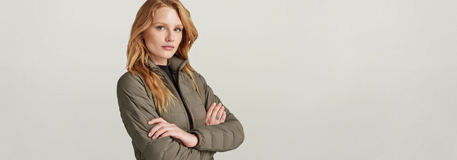 packbare leichte steppjacke