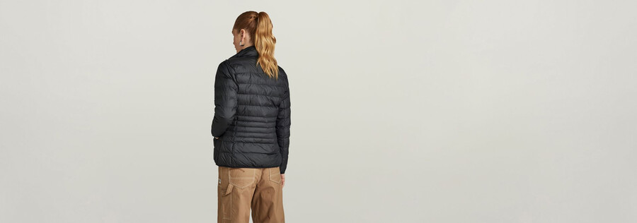 packbare leichte steppjacke