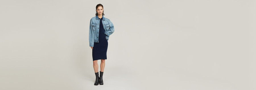 lässige jeansjacke