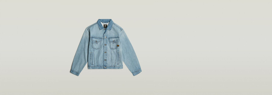 lässige jeansjacke