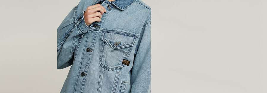 lässige jeansjacke