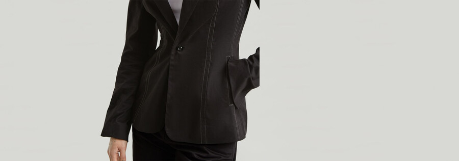klassischer taillierter blazer