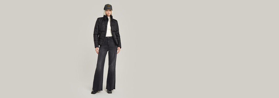 mittelschwere steppjacke