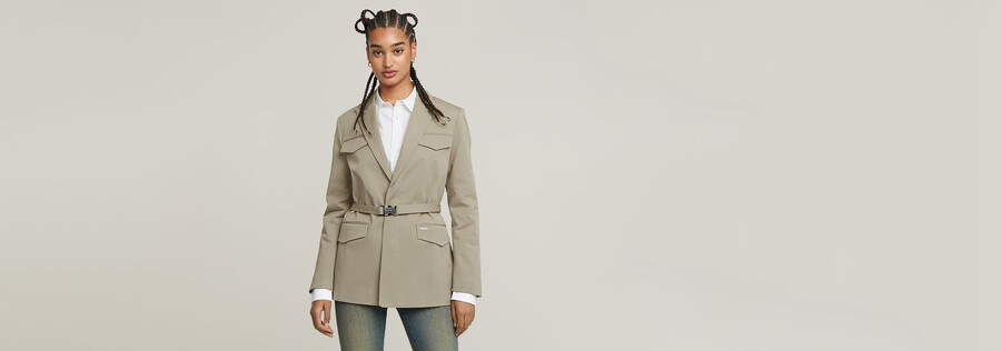 blazer mit tasche