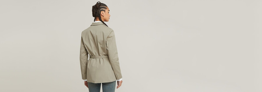 blazer mit tasche