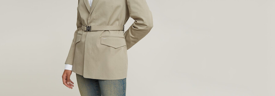 blazer mit tasche