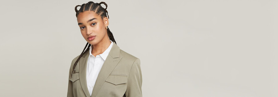 blazer mit tasche