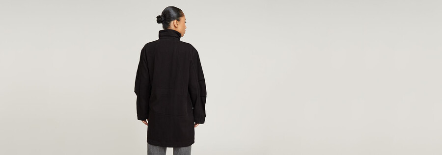Überfärbter parka