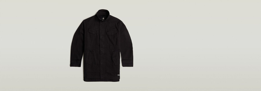 Überfärbter parka