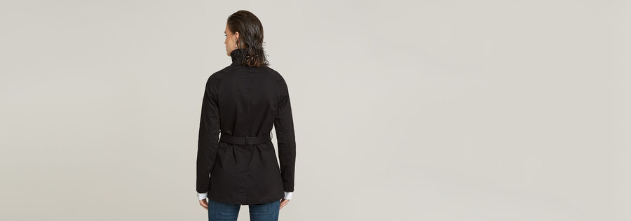 kurzer trenchcoat