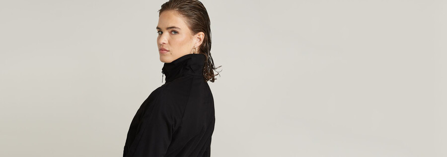 kurzer trenchcoat