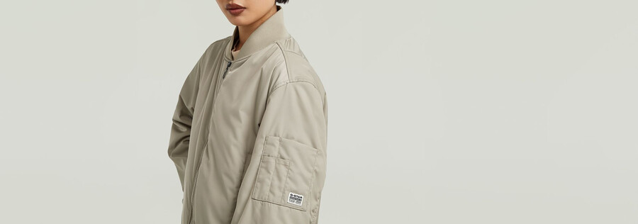 bomberjacke mit steppung