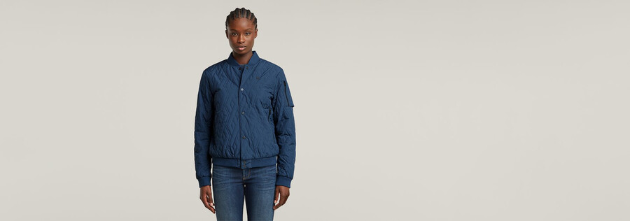 gesteppte bomberjacke