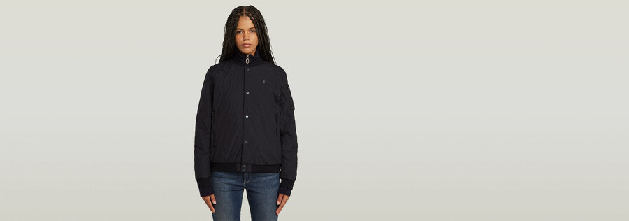 gesteppte bomberjacke