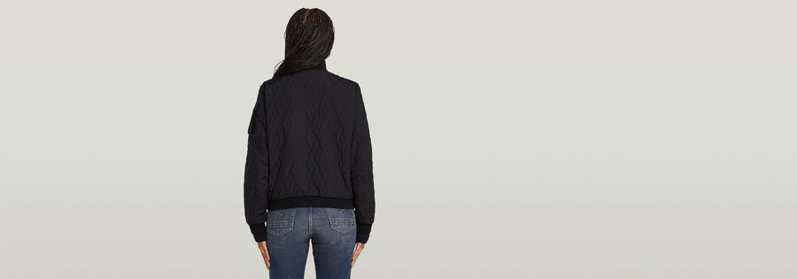 gesteppte bomberjacke