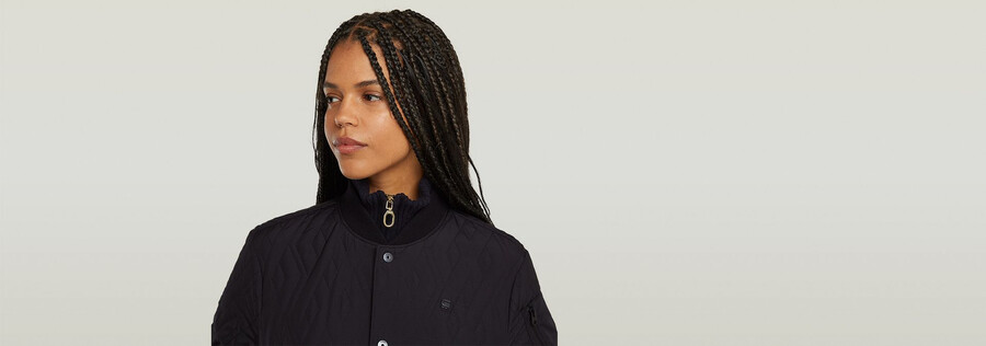 gesteppte bomberjacke
