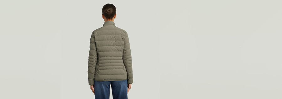 foundation wattierte kurzjacke