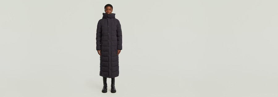 whistler lange steppjacke
