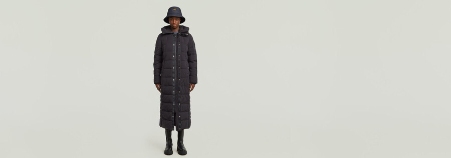 whistler lange steppjacke