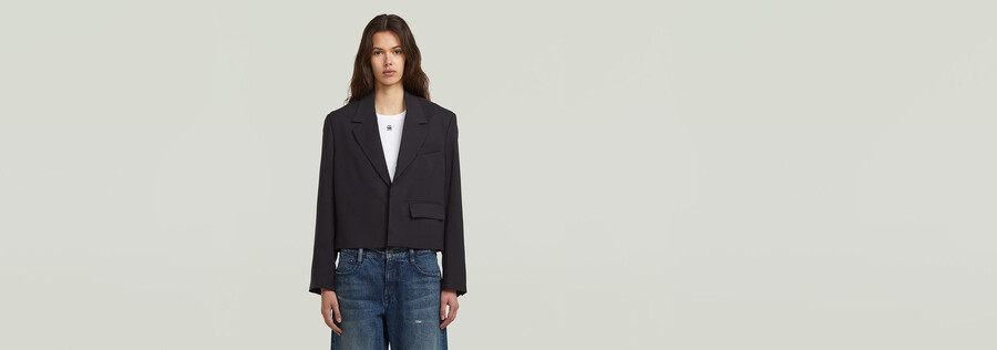 kurzer blazer