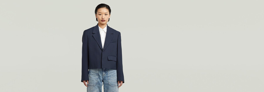 kurzer blazer