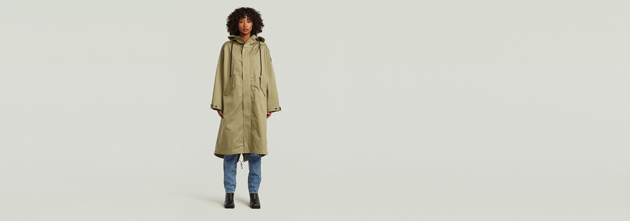 rovic loose parka