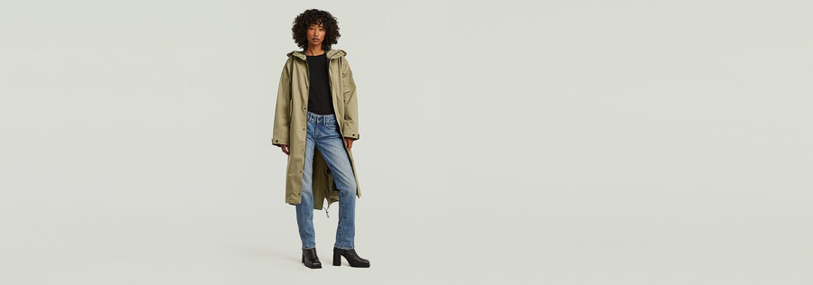 rovic loose parka