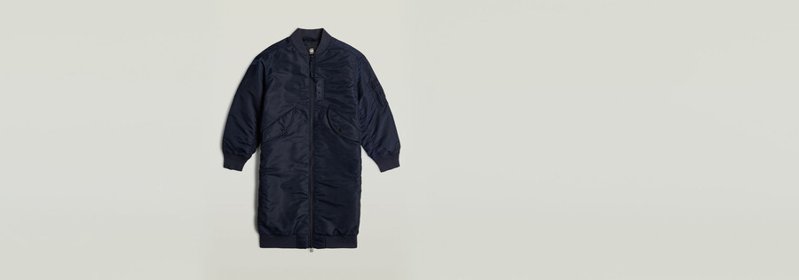 lange bomberjacke