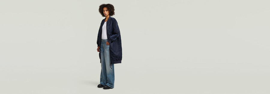 lange bomberjacke