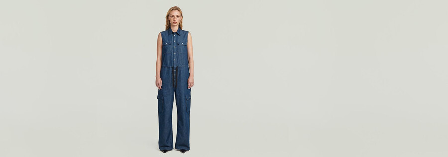 bequemer utility-jumpsuit