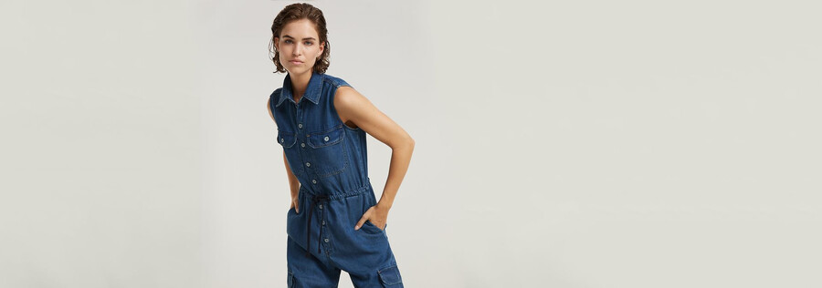 bequemer utility-jumpsuit