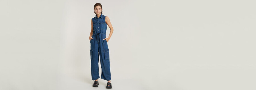 bequemer utility-jumpsuit