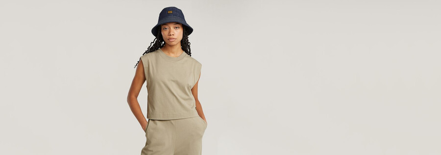 doppellagiger jumpsuit mit weitem bein