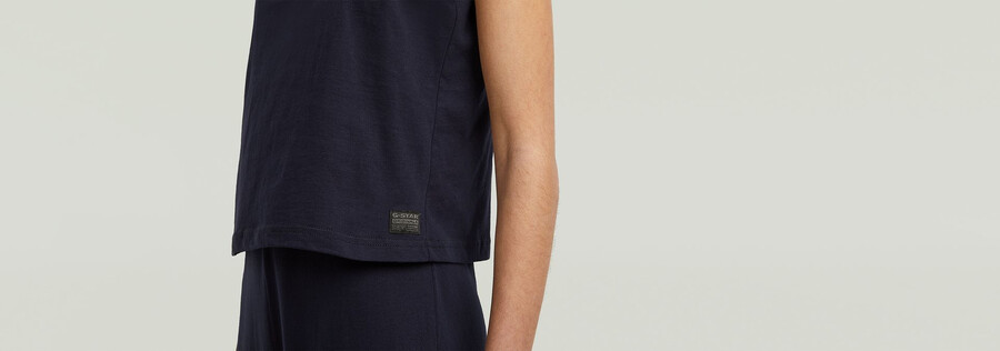 spaghetti-träger-jumpsuit locker geschnitten
