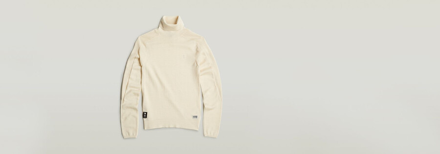 core slim rollkragenpullover