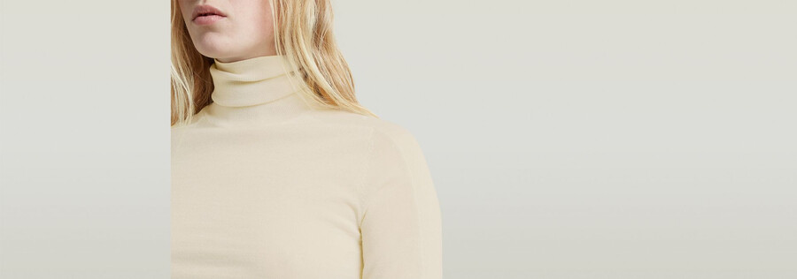 core slim rollkragenpullover