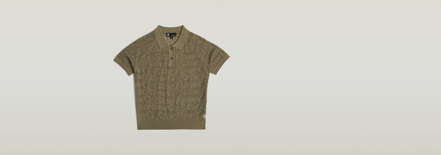 pointelle leichtes strickpolo