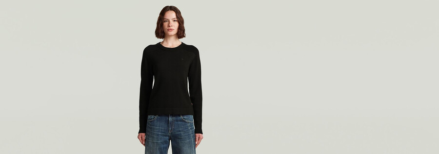 core knit pullover