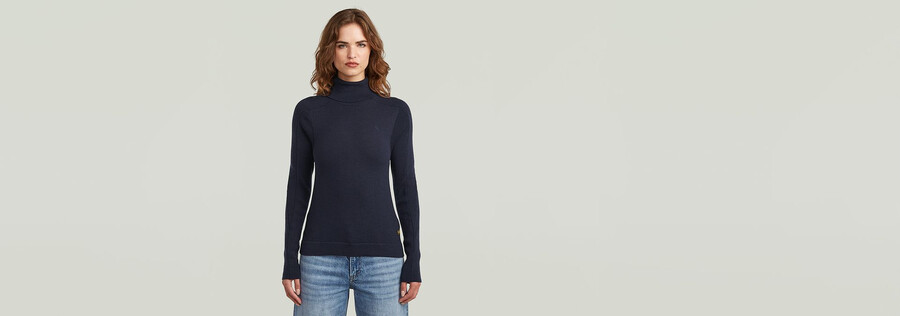 core turtle slim knit