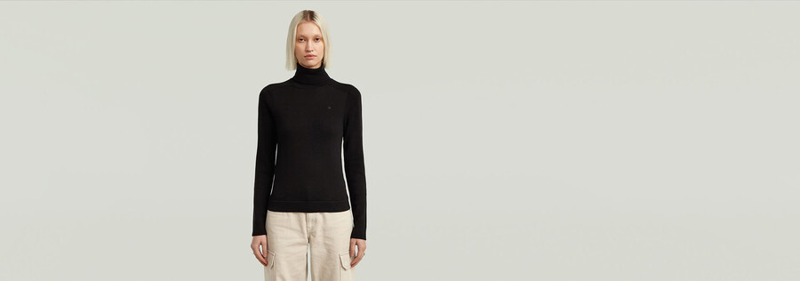 core turtle slim knit