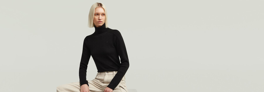 core turtle slim knit