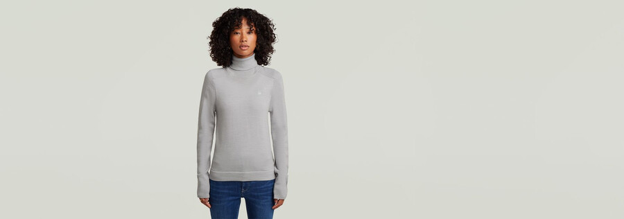 core turtle slim knit