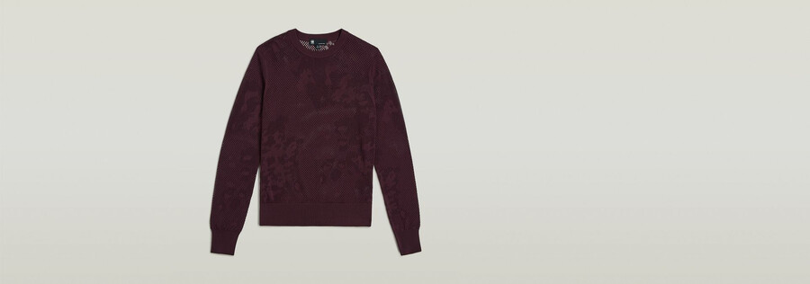 pointelle strickpullover